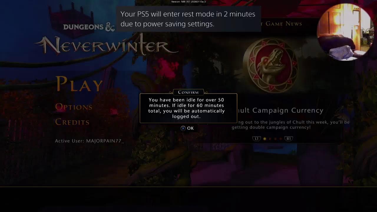 Military Veteran plays Neverwinter/Destiny 2 8 inches of snow in S.C  #Ps5proLive