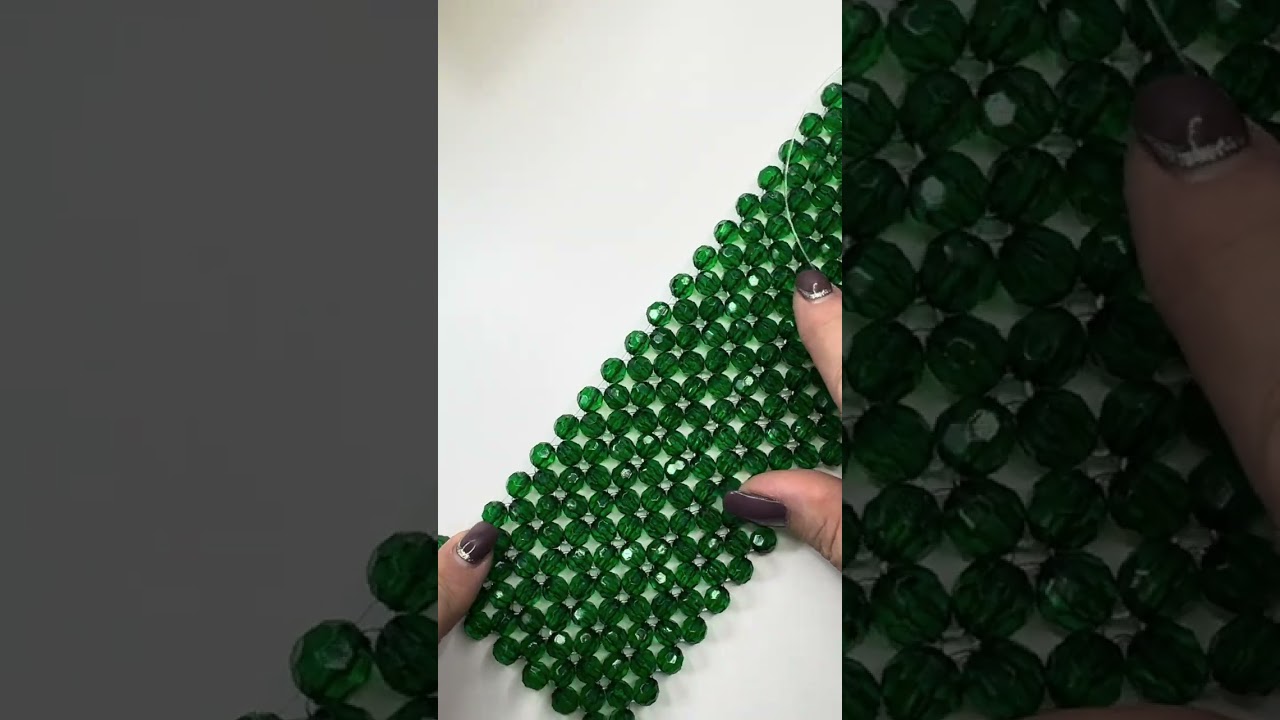 Tutorial : scopri una nuova tecnica per creare borse in perle