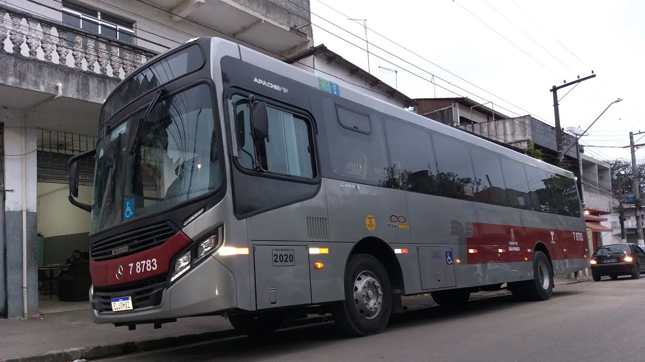 A Bordo do novo CAIO APACHE VIP IV da #transwolf na LINHA 7011/10 Jd. dos Reis / Jardim Ângela
