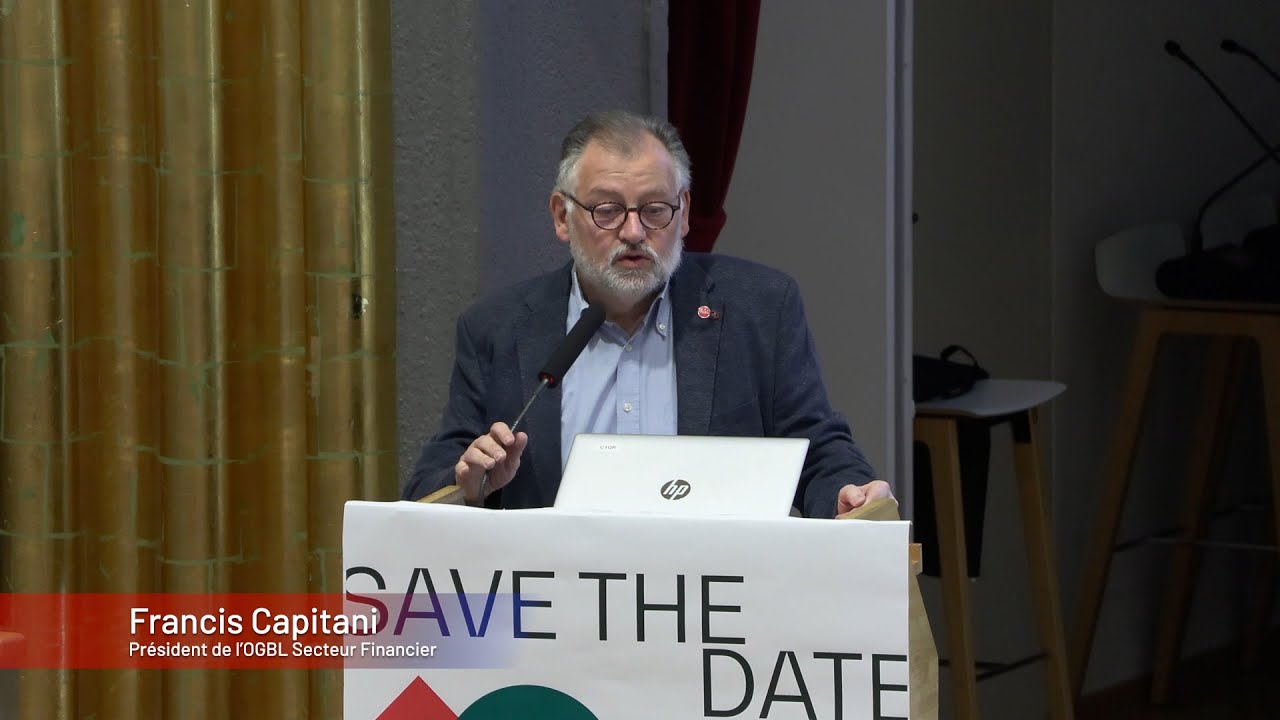 Discours du President du secteur financier Francis CAPITANI lors de notre direction snydicale