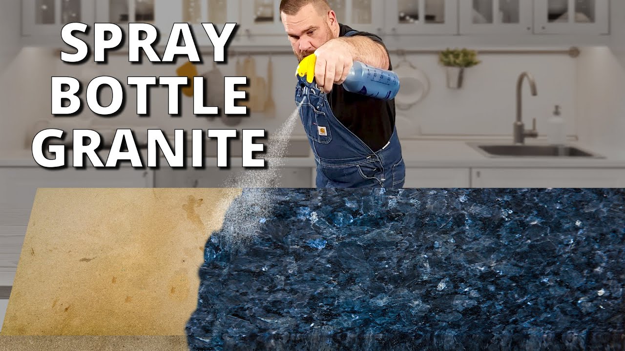 $250 Spray on Countertop Makeover, Does it Work? | Stone Coat Epoxy
