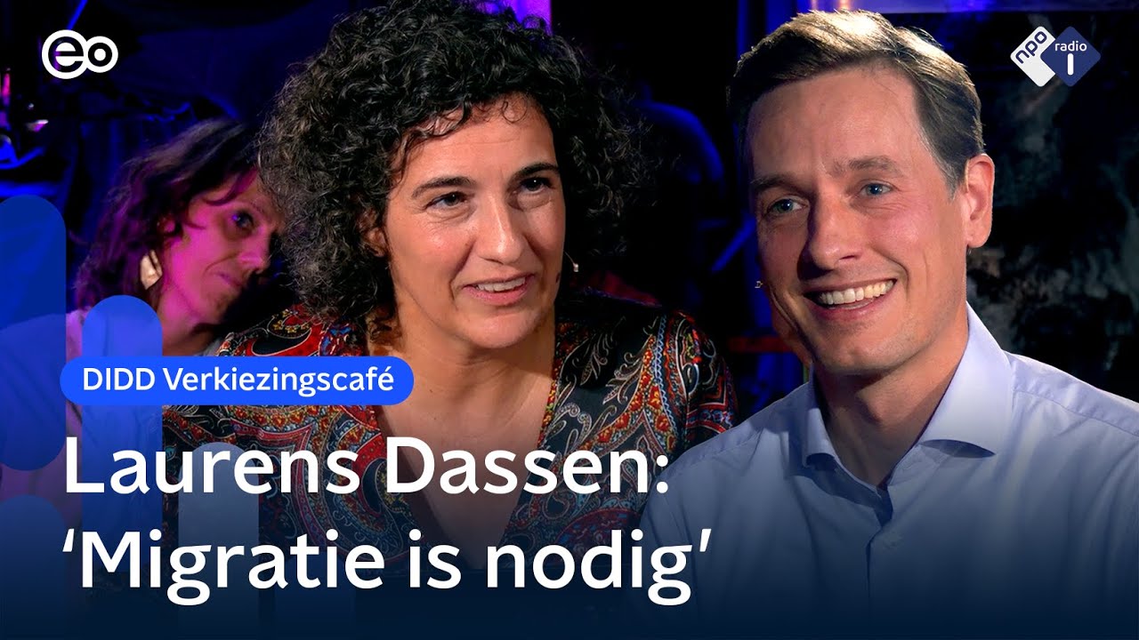 Laurens Dassen (Volt): 'Wijs immigranten niet aan als zondebok' | Het DIDD Verkiezingscafé