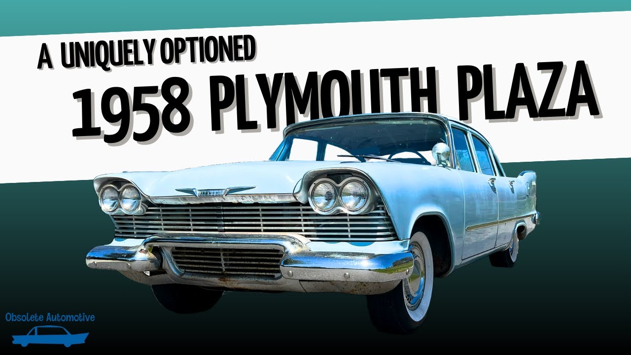 1958 Plymouth Plaza! Flathead 6 MoPar! Forward Look! Obsolete Automotive Car Review!