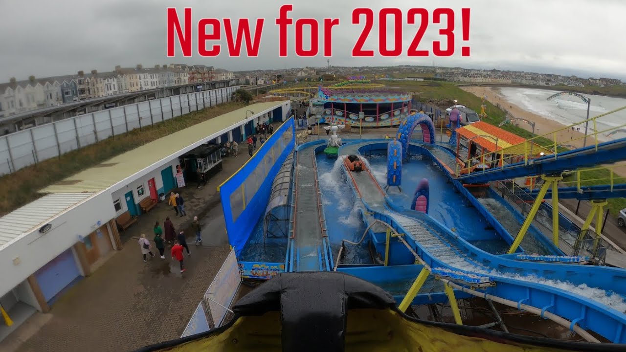 Aqua Valley- (Owen Curry) onride Curry's Fun Park Portrush April 2023 [NEW FOR 2023]