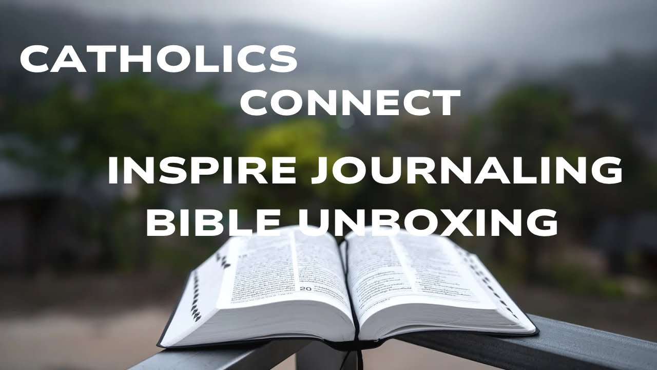 Inspire Catholic Bible Unboxing! My First Video!