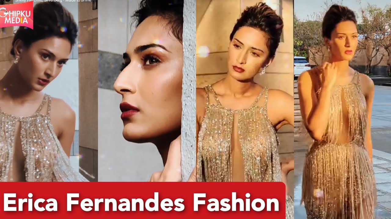 Erica Fernandes Turn Heads In A Rose Gold Dress | Erica Fernandes Photoshoot | Erica Fernandes Reels