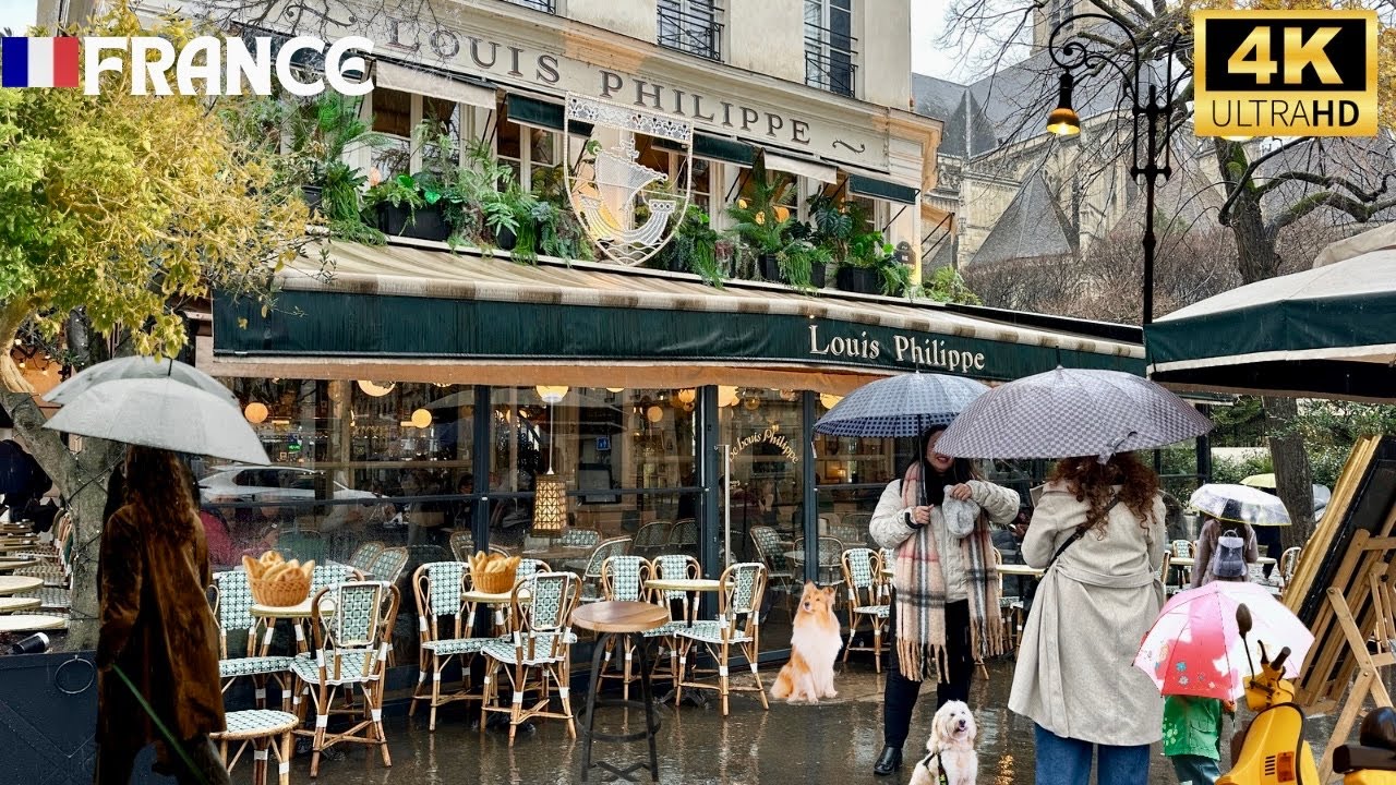 18 February 2026 PARIS 🇫🇷 FRANCE 4K HDR WALK MORNING RAIN WALK | STREET WALK TOUR | PARIS 