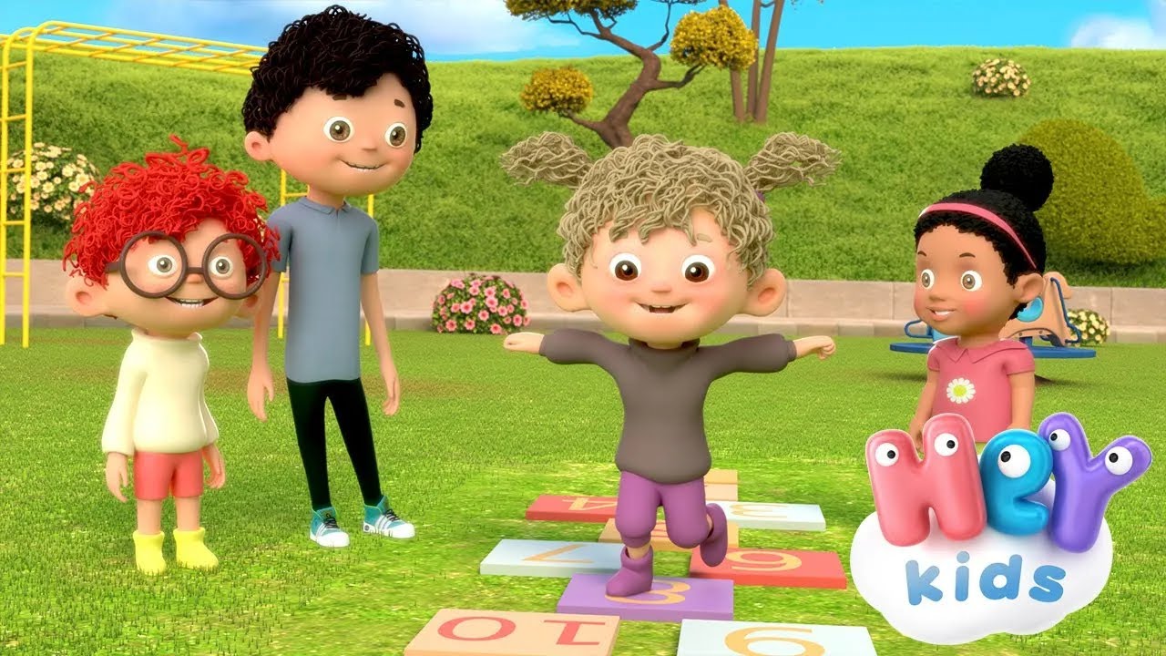 På en lekplats 🛝 Svenska barnsånger - HeyKids