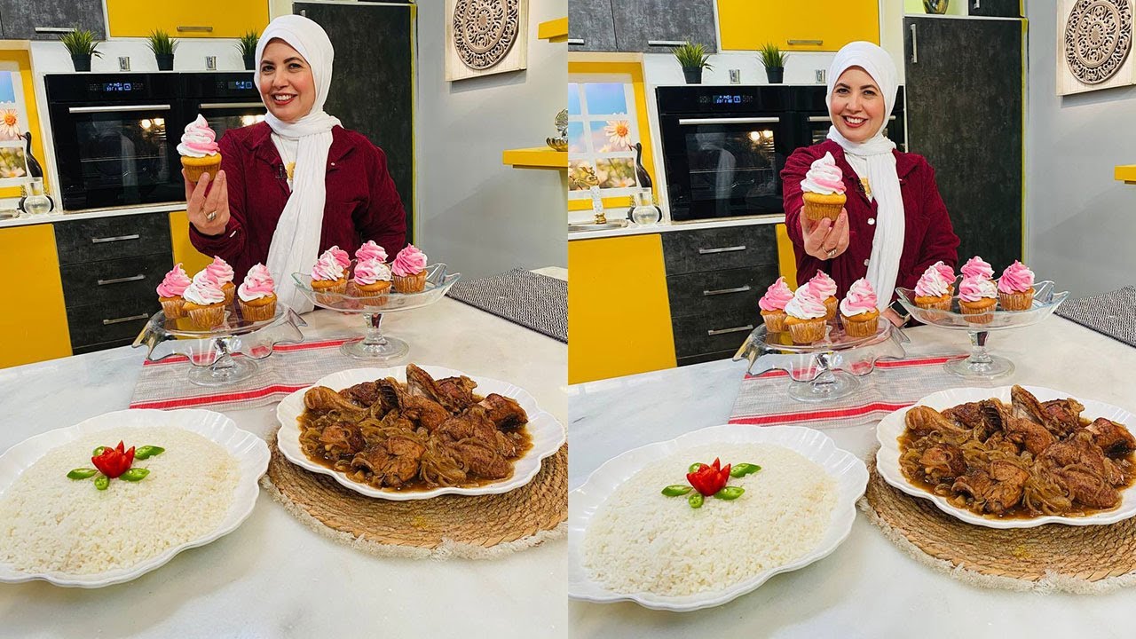 العزومة مع الشيف فاطمة أبو حاتي | دجاج بالبصل المكرمل - كب كيك أعياد الميلاد - فقرة السوشيال ميديا