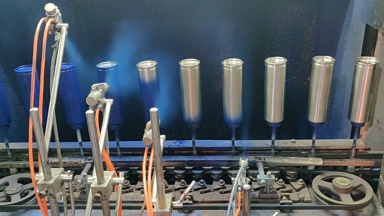 SS Water Bottle automatic spray painting plant
