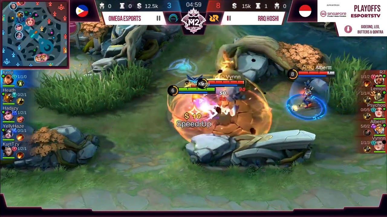 RRQ Hoshi vs Omega Esports GAME 2 M2 World Championship 2020_ playoffs omega vs RRQ ESPORTV mobile!