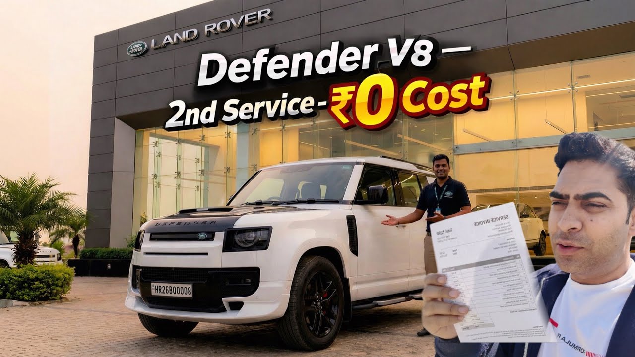 ￼ Defender V8 ka Service Bill ₹0? Yeh Kaise? 😳|| Ajju0008