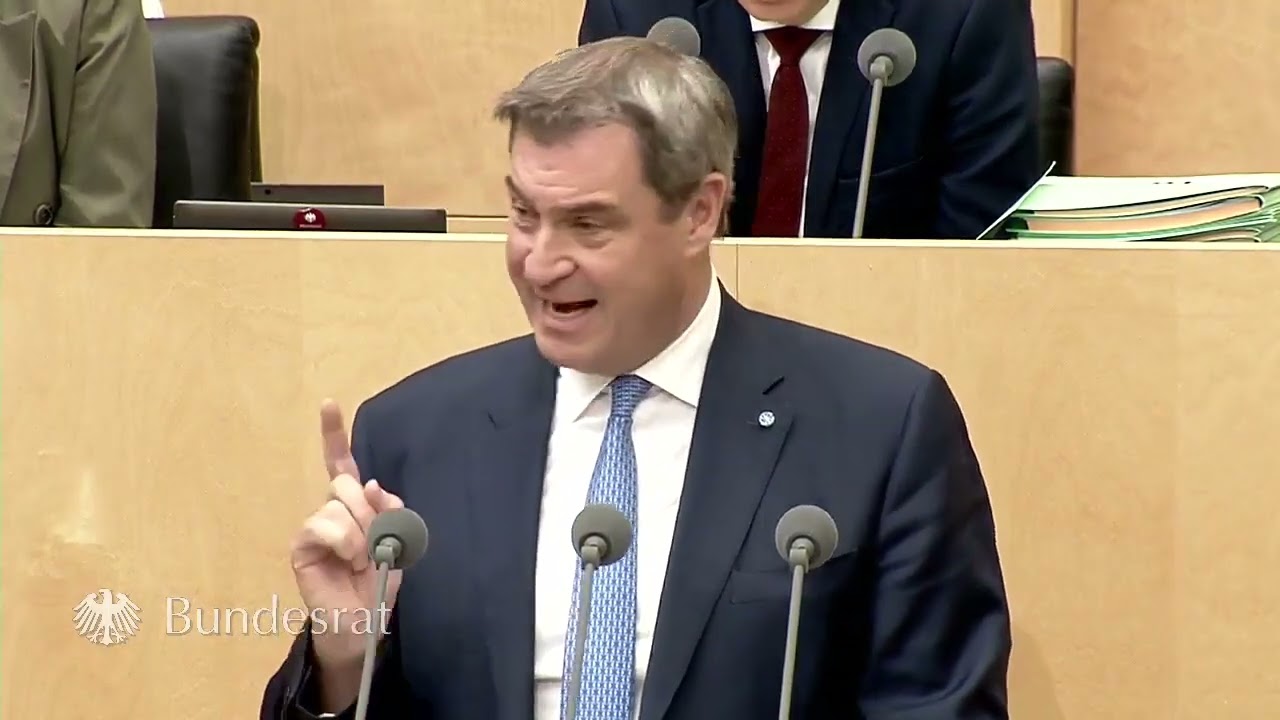 Rede von Ministerpräsident Dr. Markus Söder im Bundesrat am 12. Mai 2023 - Bayern