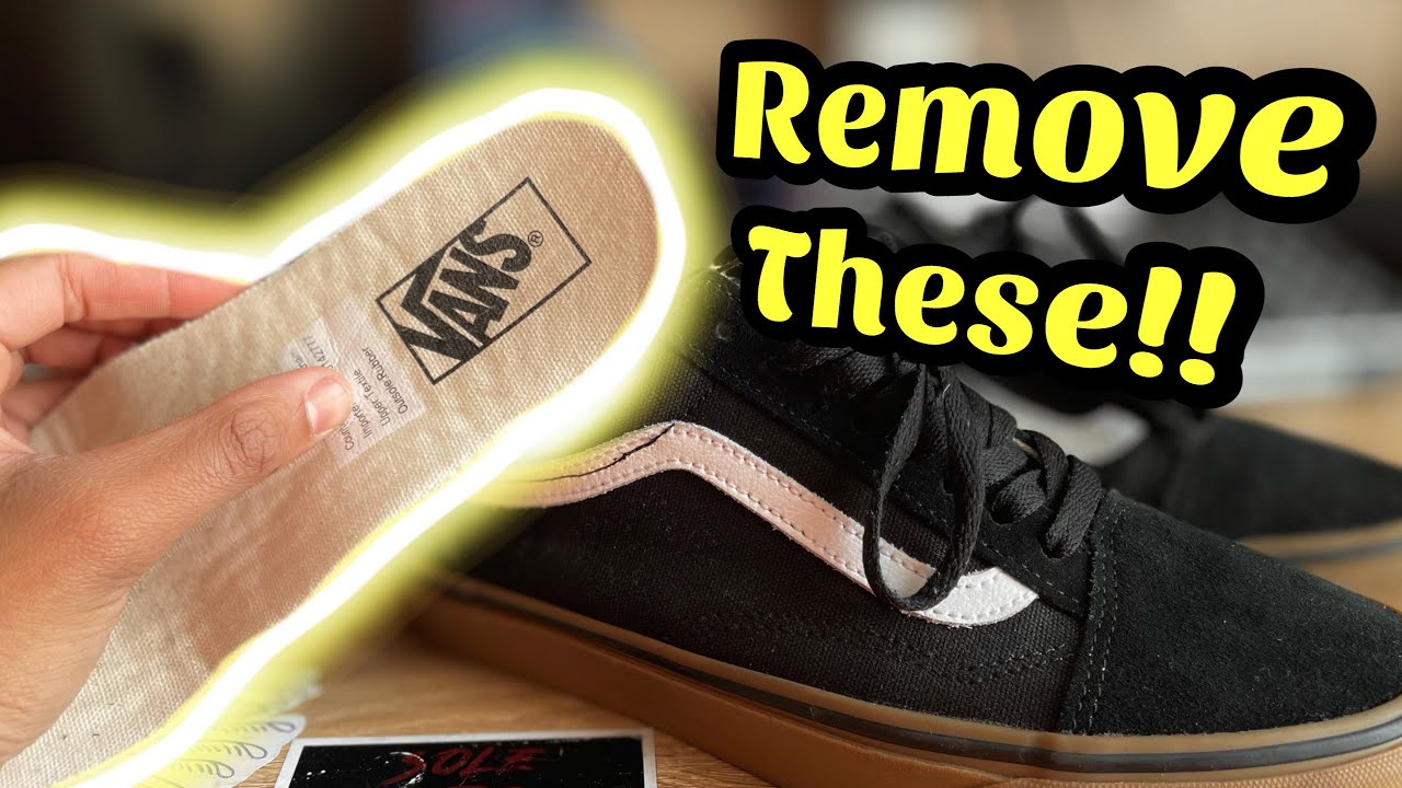 THESE ARE KILLING YOUR FEET! How to remove Vans insoles