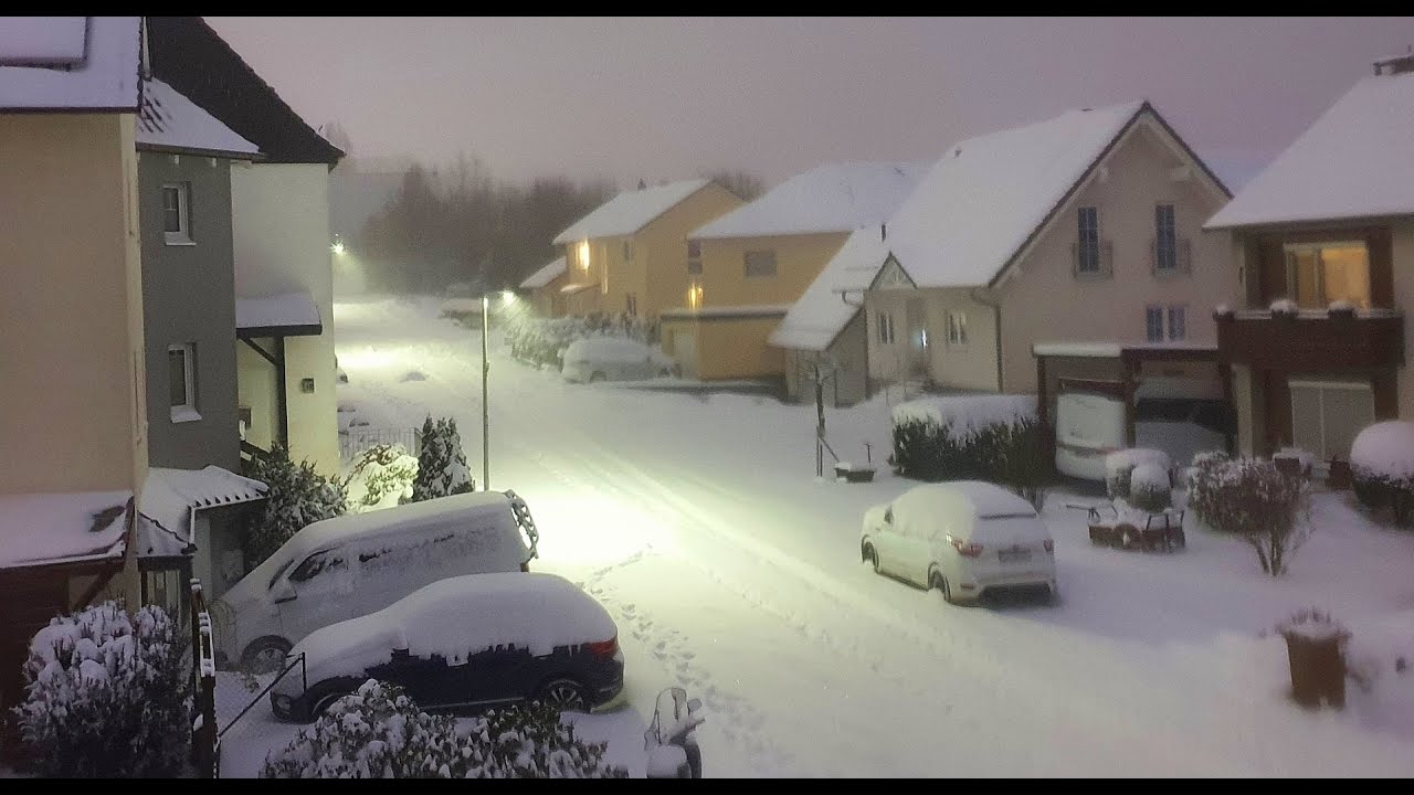 Schnee-Chaos in Nordhessen. Kein Rad dreht sich. 08.02.21