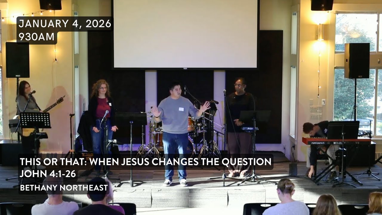 January 4, 2026 | This or That: When Jesus Changes the Question | John 4:1-26 | Silas Sham