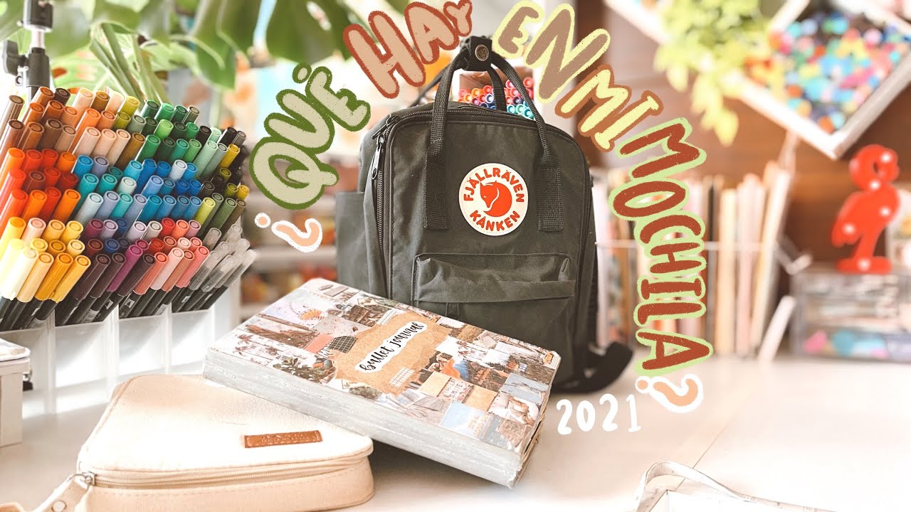 ¿qué hay en mi mochila? 💫🎒 versión journal + diario 🌿 2021
