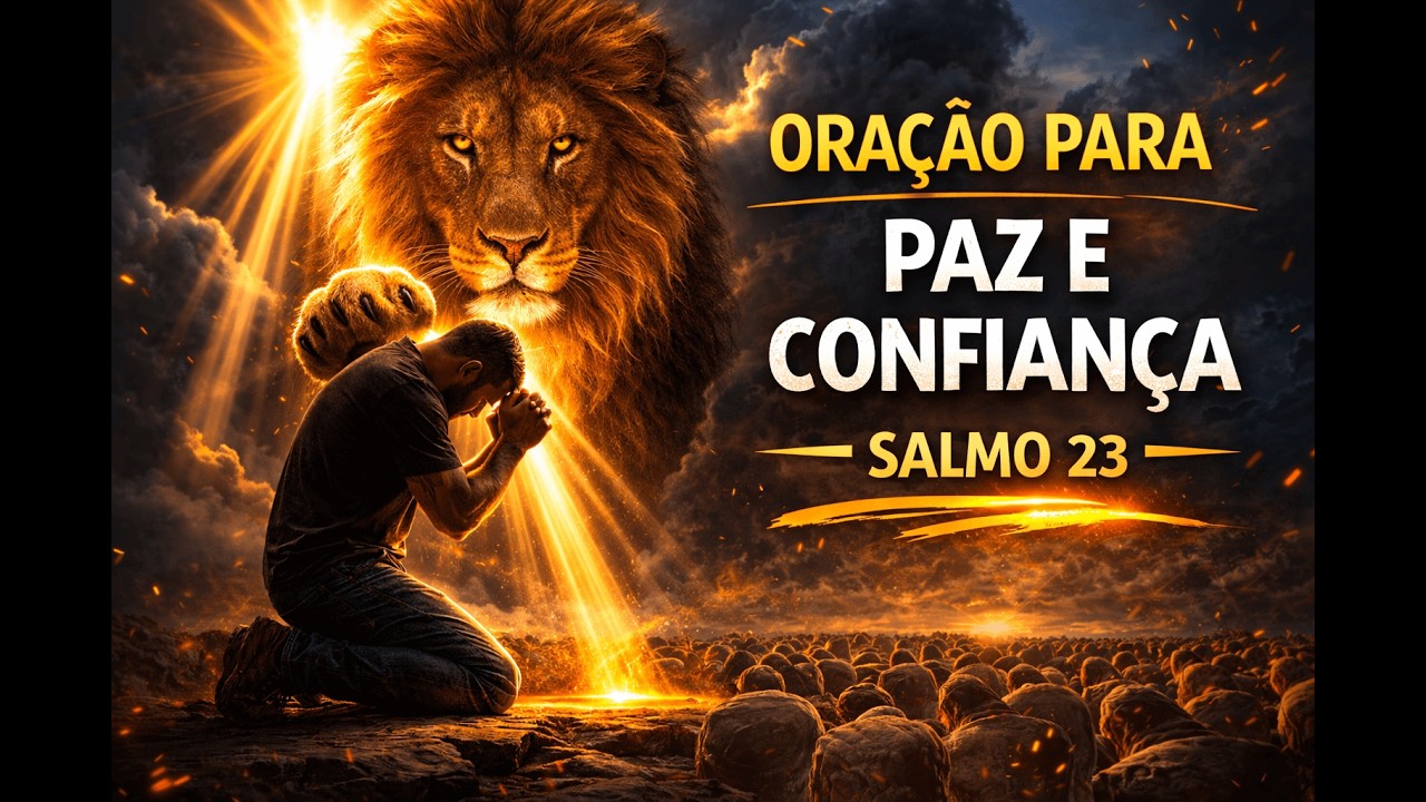 (ATENÇÃO) ORAÇÃO DO SALMO 23 —Oração Poderosa Do Salmo 23 | Paz Profunda e Confiança Que Não Vacila.