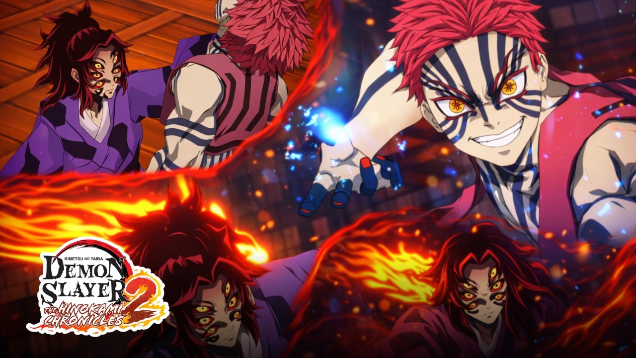 Kokushibo Upper Moon 1 vs Akaza Upper Moon 3 - Blood Battle - Demon Slayer Hinokami Chronicles 2