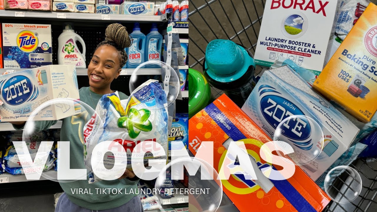 We Made the Viral TIKTOK Laundry Detergent! Does It Really Work? | #VLOGMAS Day 4