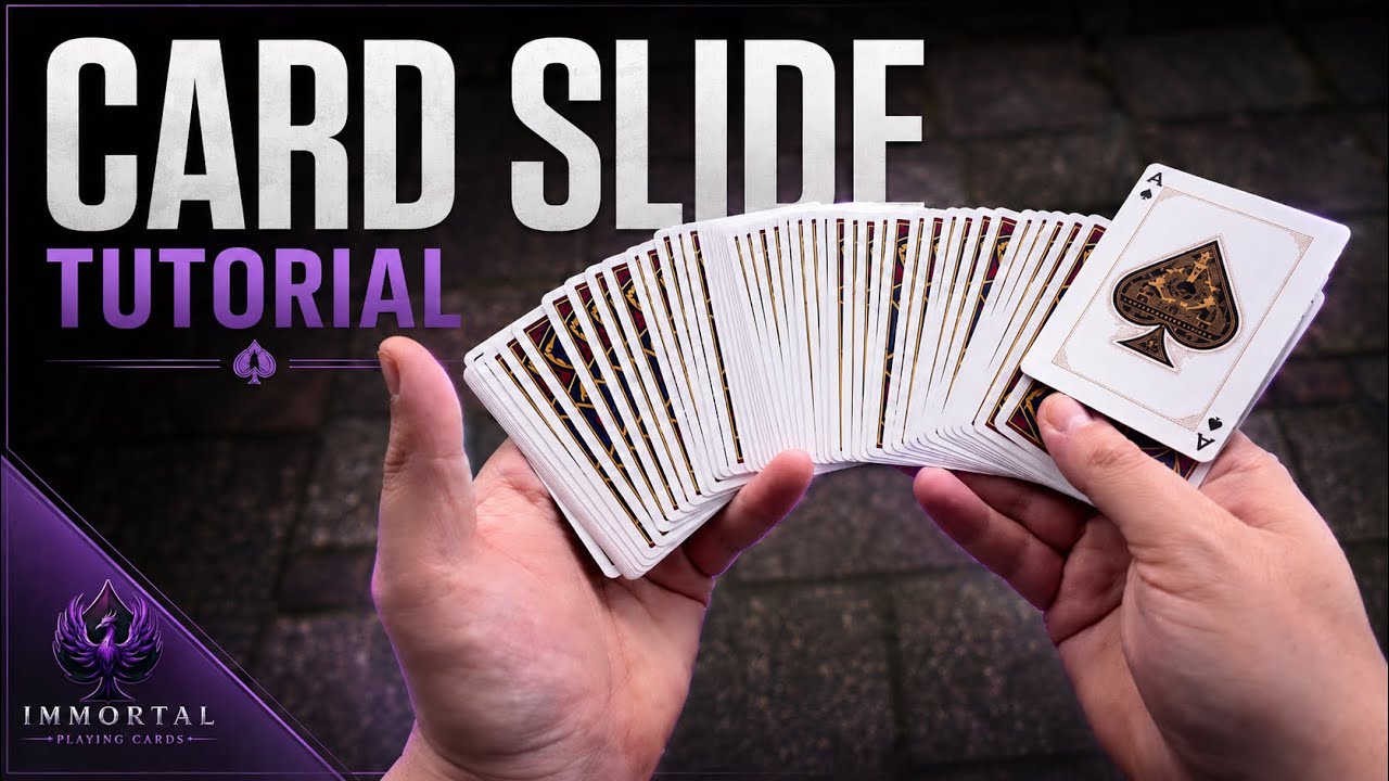 The Card Slide: Add Flare to your Effects! | Card Flourish Tutorial | Immortal Playing Cards