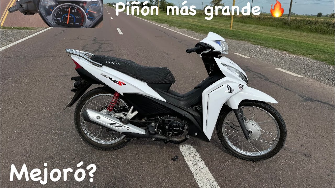 PROBANDO LA WAVE A FONDO DE GPS CON PIÑÓN UN DIENTE MÁS GRANDE🔥 PASA LOS 100km??