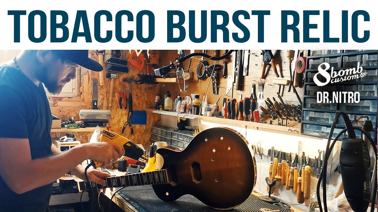 TOBACCO BURST '59 Les Paul Art Relic by Dr.Nitro [8Bomb Custom]