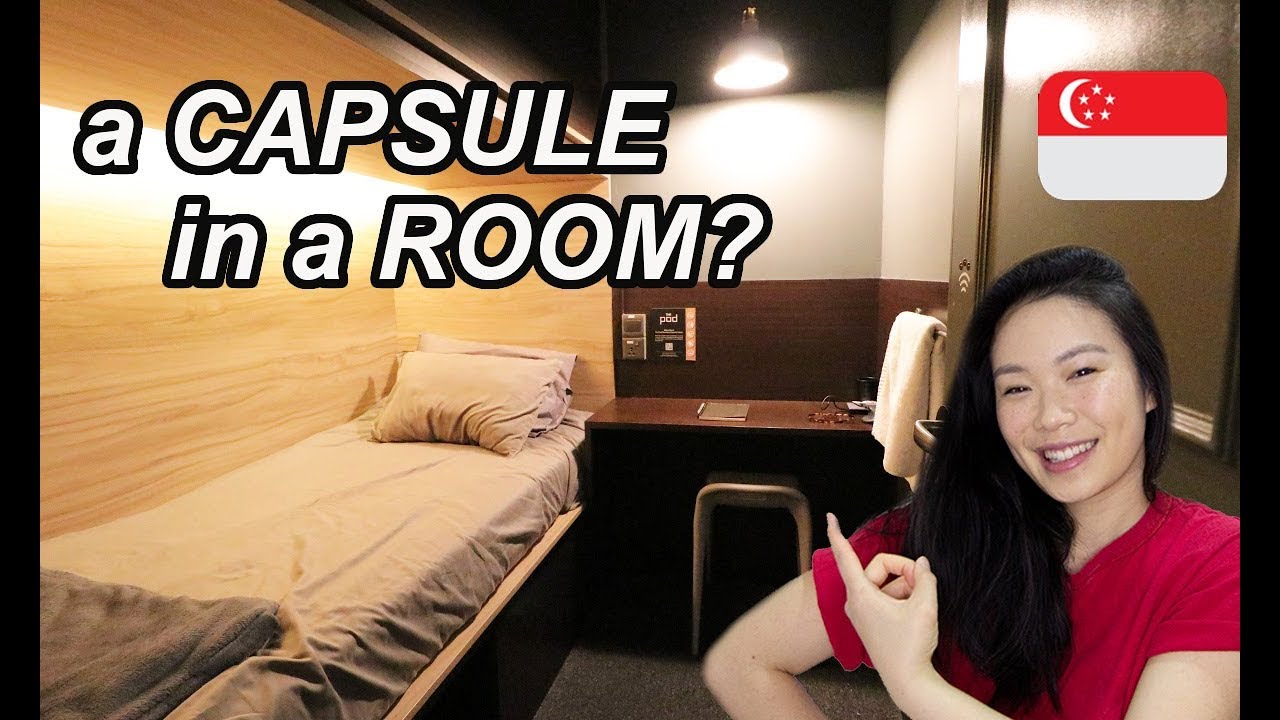 Staying in a CAPSULE POD SUITE HOTEL! | IS THIS THE BEST BUDGET ACCOMMODATION in SINGAPORE? (2020)