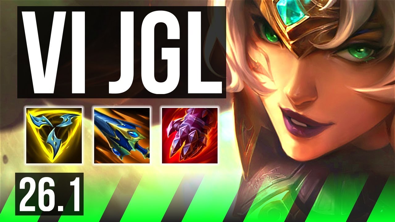 VI vs SYLAS (JGL) | 35K damage, Good KDA: 12/2/21 | KR Master | 26.1