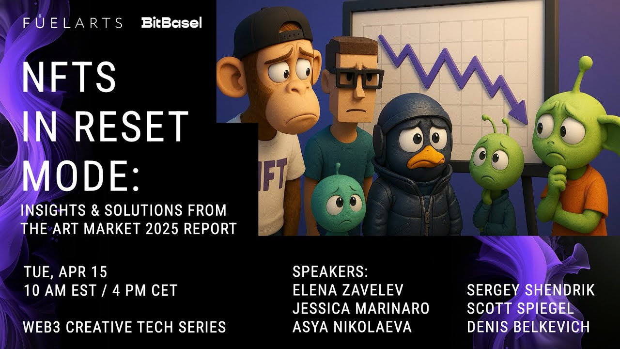 NFTs in Reset Mode: Insights & Solutions from the Art Market 2025 Report