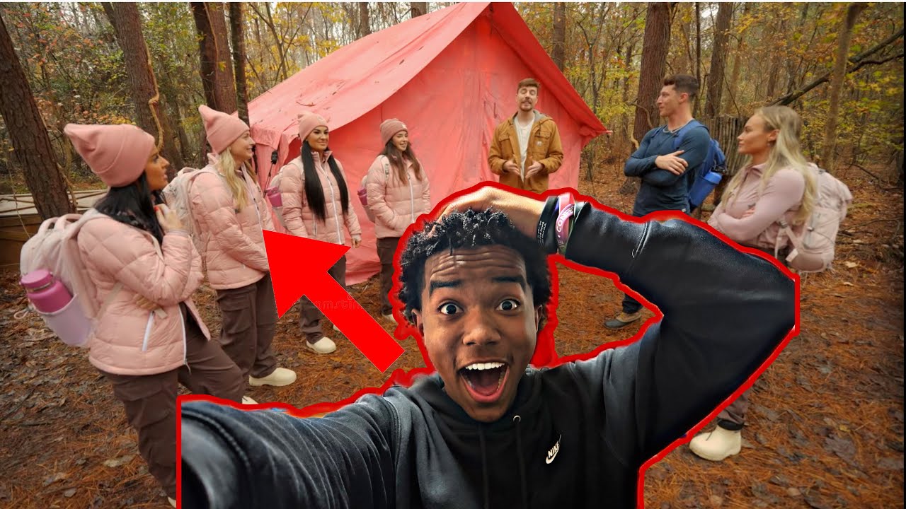 MR BEAST WRONG FOR THIS!! ITS ACTUALLY CRAZY!!!! TRAPPED IN THE WOODS WITH HIS EX!!!😨