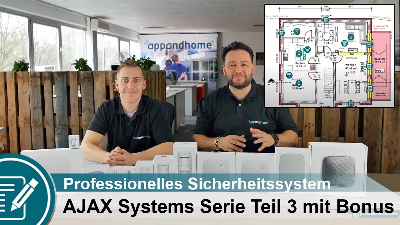 Vorstellung des AJAX Sicherheitssystems - Teil 3 von 3 mit Bonus!