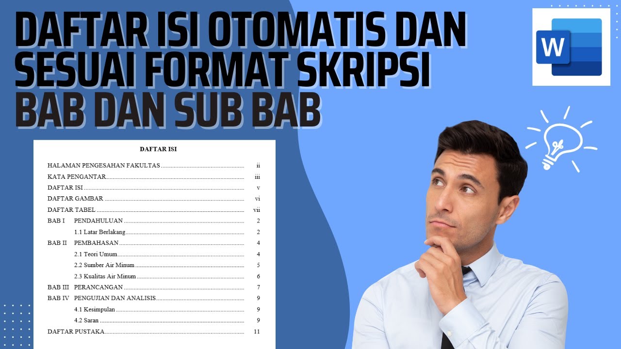 Cara Membuat Daftar Isi Skripsi & Makalah Secara Otomatis di Word