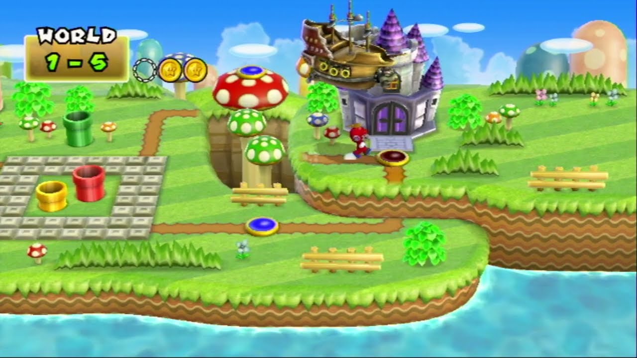 New Super Mario Bros Wii Episode 2: WORLD 1 COMPLETE!