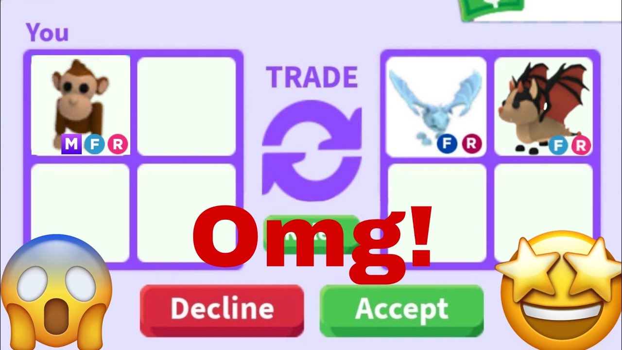 What people trade for a mega neon fly ride monkey in adopt me (Roblox)