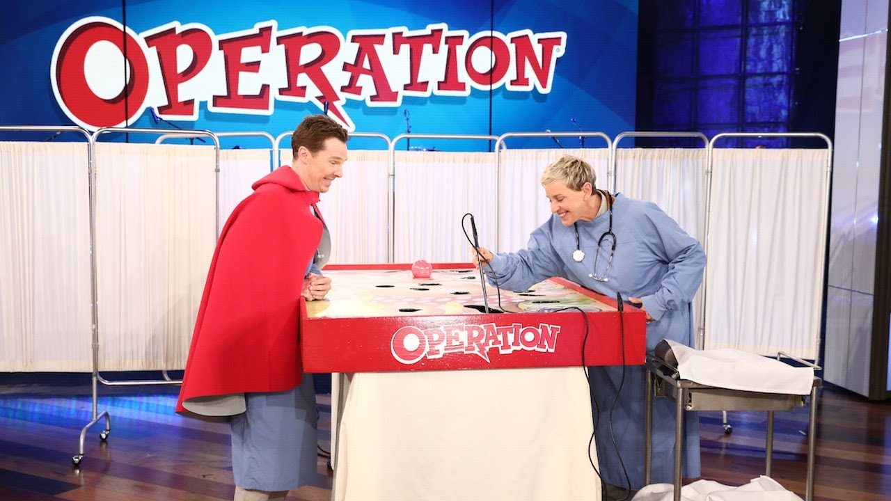 Benedict Cumberbatch Plays 'Operation'