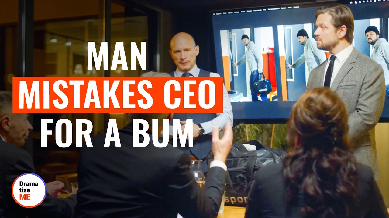 Man Mistakes CEO For a Bum| @DramatizeMe