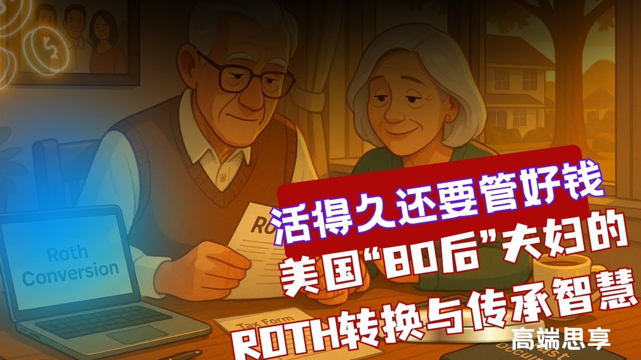 八十岁也要做Roth转换？华尔街日报带来的一对美国八旬夫妻的Roth转换与传承智慧 | 高端思享EP113