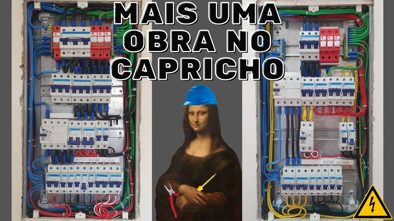 MONTAGEM DE QUADRO DE DISTRIBUIÇÃO TRIFÁSICO//