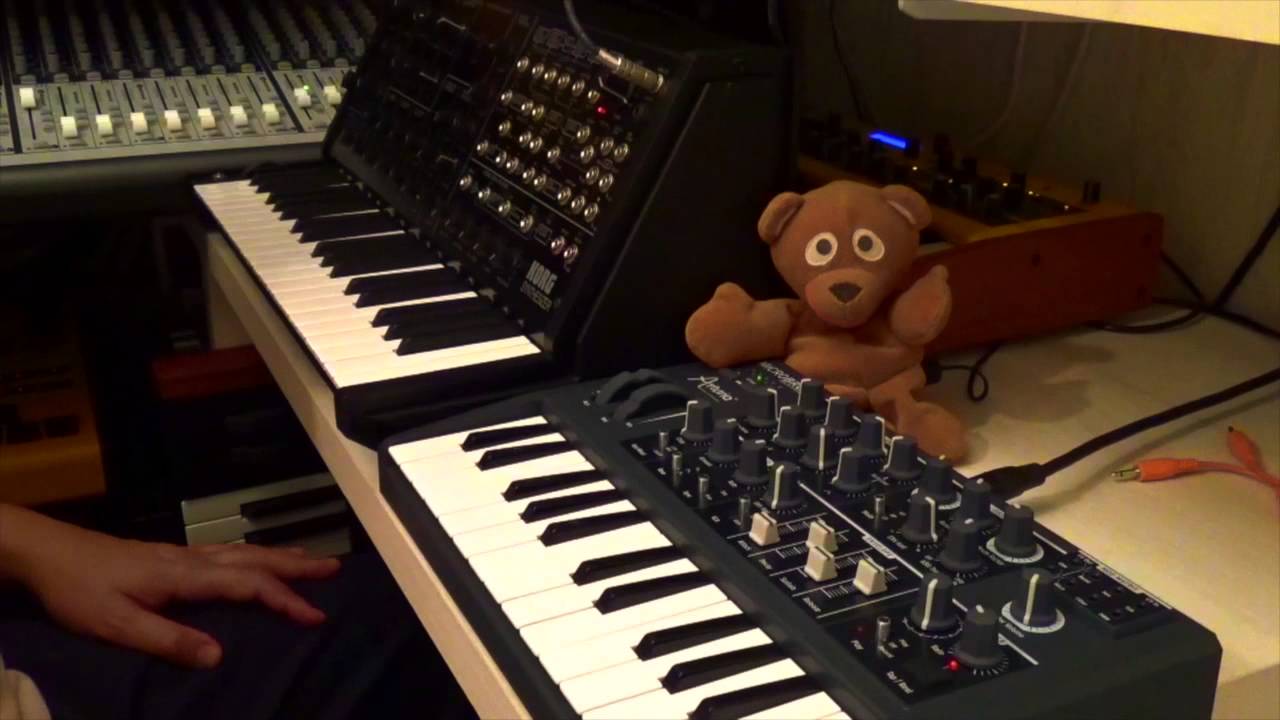 Synthesizer Battle of the Analogues - Arturia MicroBrute, Korg MS20 & MFB Dominion in action