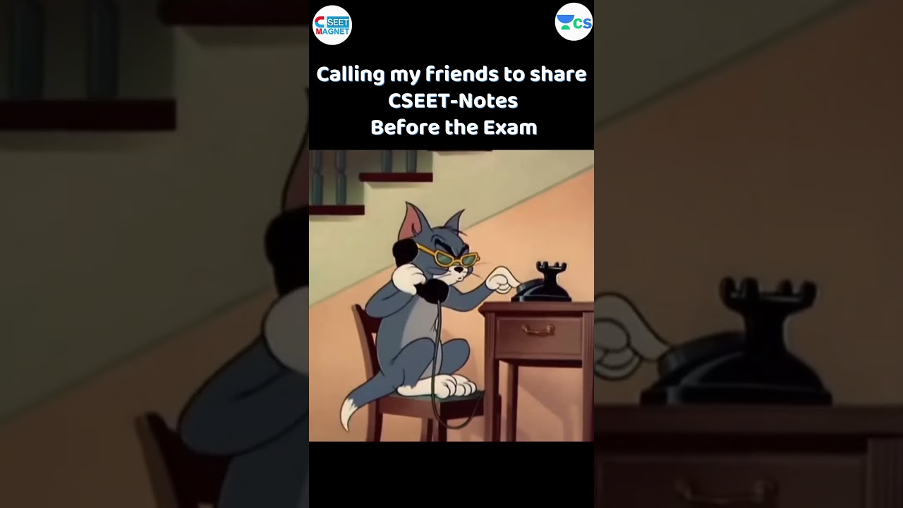 CSEET | Notes | Funny | Coaching Friends #csexam #cseetmagnet #memes #shorts #csamitvohra