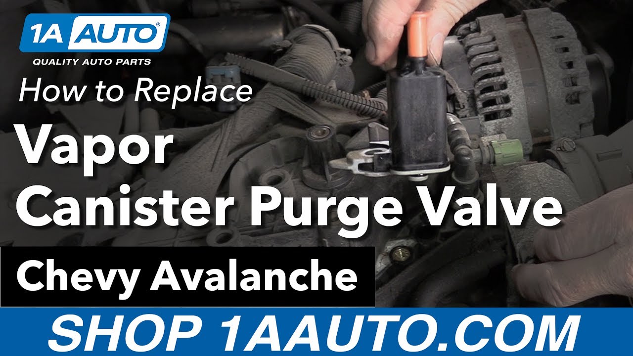 How to Replace Vapor Canister Purge Valve 04-06 Chevy Avalanche