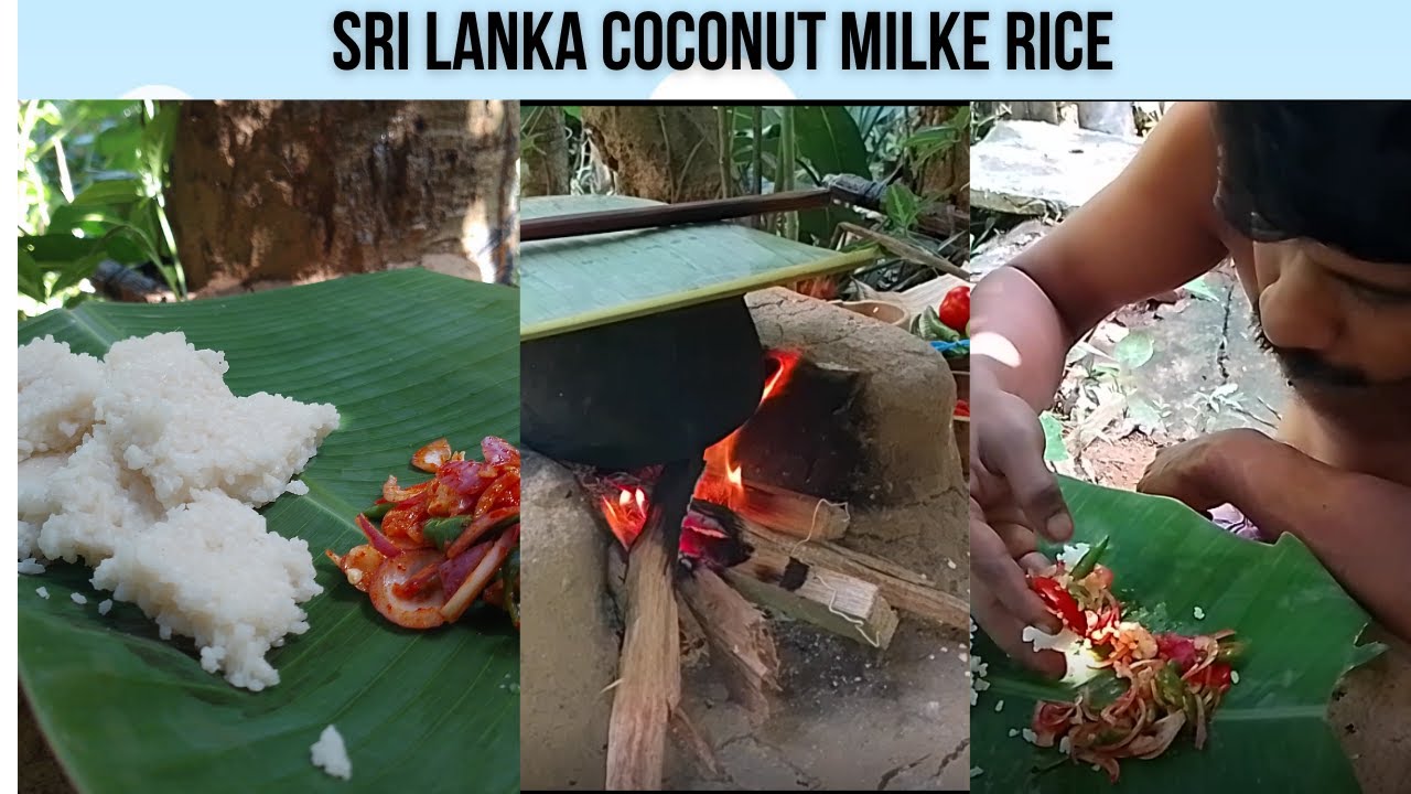 Sri Lankan Coconut Milk Rice | Traditional Kiribath Recipe''ASMR