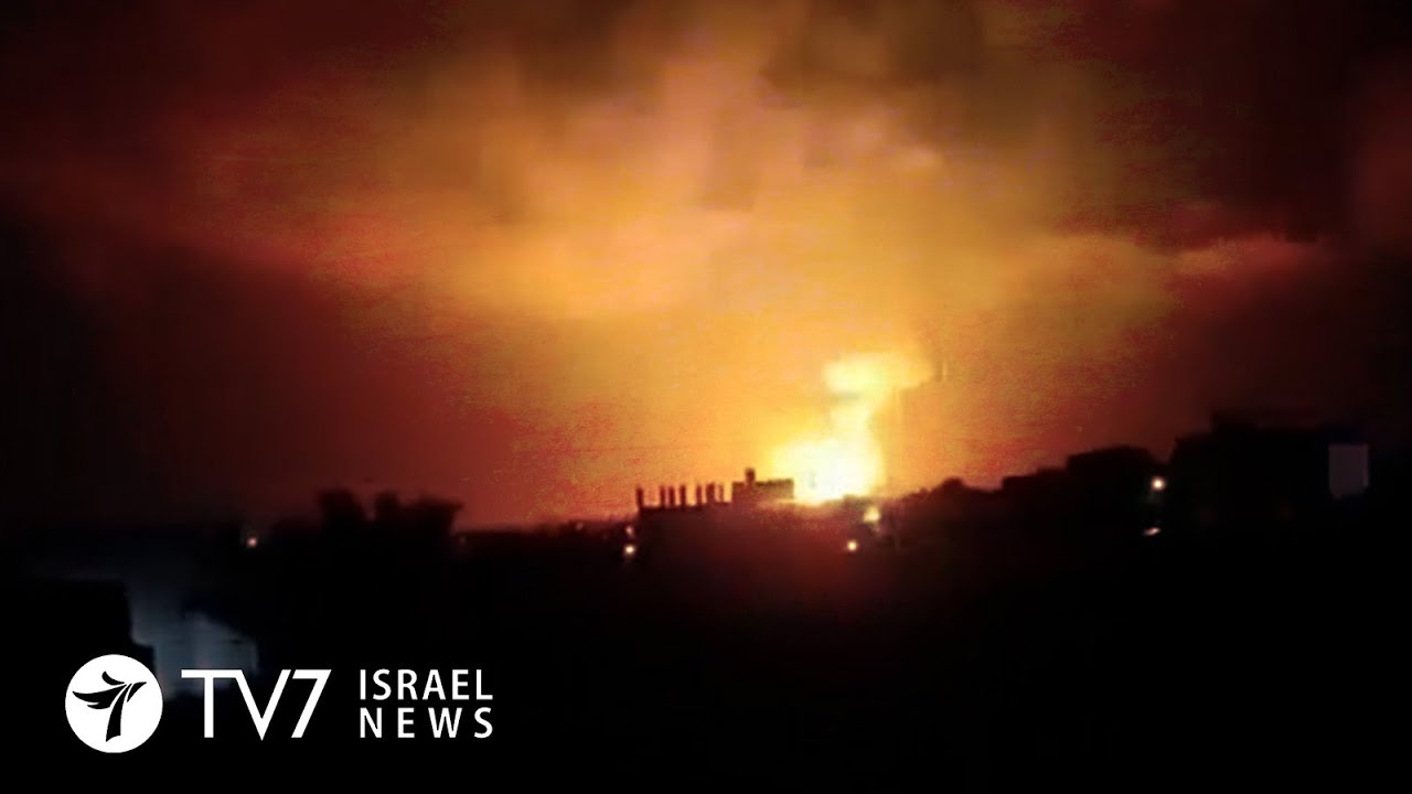 Damascus' outskirts bombed; Israel accuses Iran over freighter attack - TV7 Israel News 01.03.21