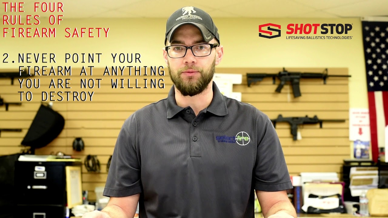 Four Rules of Firearm Safety Used at the Shooting Range