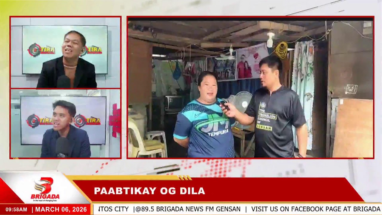 TIRA BRIGADA | MARCH 06, 2026 |KAUBAN SILA JOEL EDUQUE  UG JAY MARK CANLAS