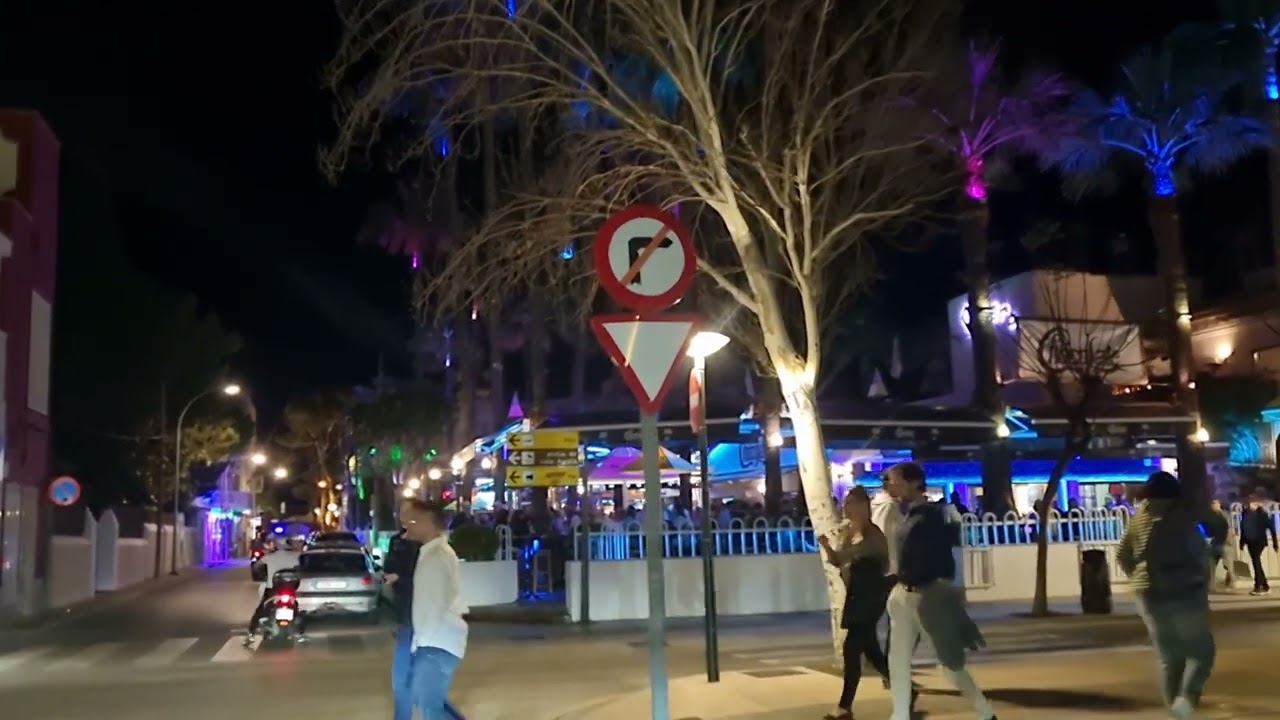 Nachtfahrt durch Cala Ratjada 11.05.24