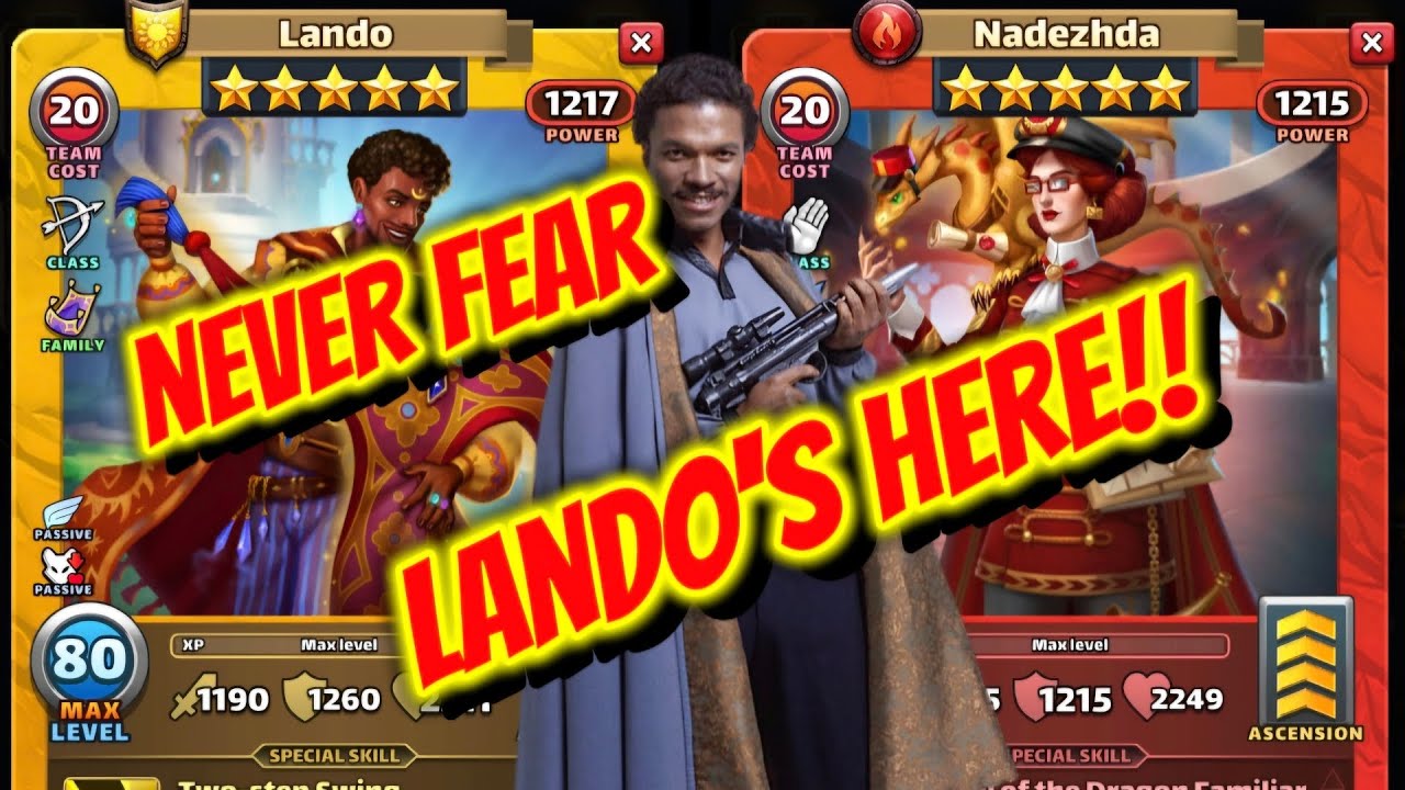 Empires & Puzzles Lando & Nadezdha Costume New Magic Family Hero's are they good??..🤔