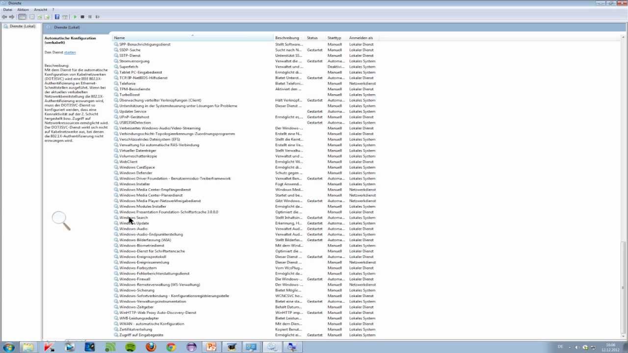 Windows Search bzw. Indizierung deaktivieren