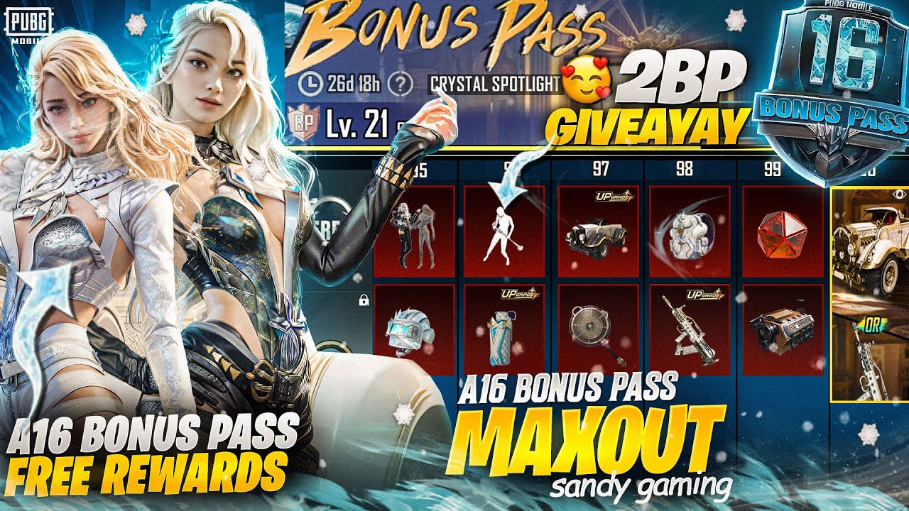 OMG! A16 Bonus Pass MAX OUT + Monster Truck & OBZ 🎁 | 2 Bonus Pass Giveaway